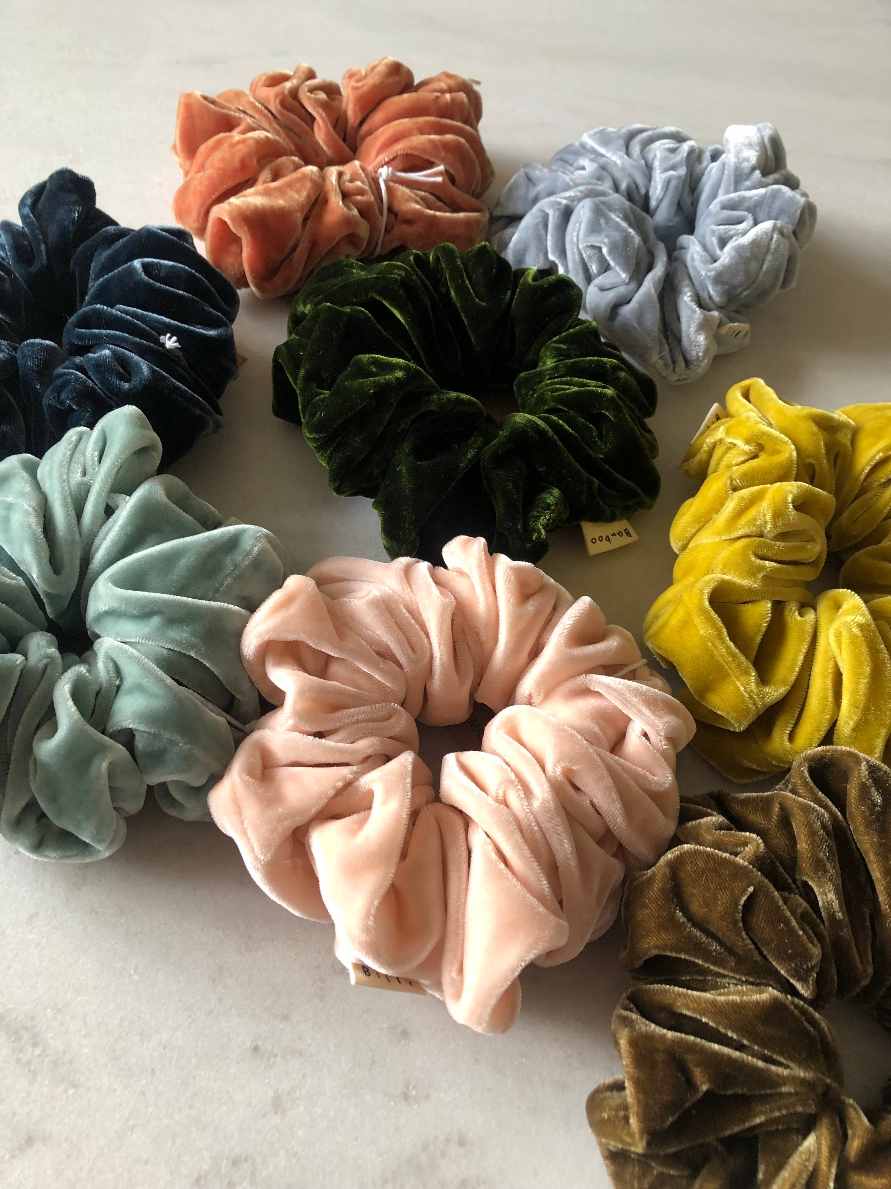 Billy Bamboo - Wholesale Scrunchie - Women's - SILK VELVET SCRUNCHIES - heritage14