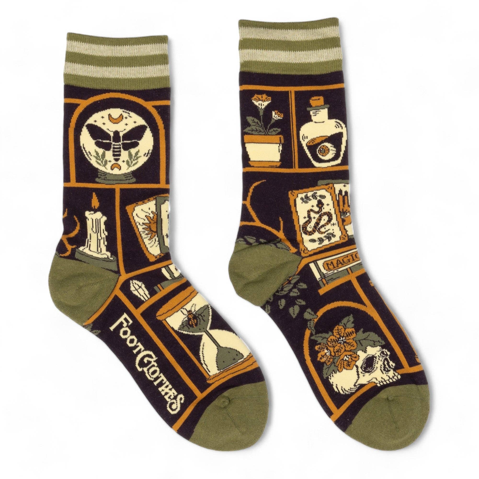 FootClothes LLC - Wholesale Socks - Unisex - Cabinet of Curiosities Crew Socks1