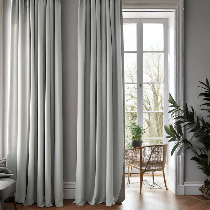 FLASHRUG LLC – wholesale Curtain – Blackout Gray Curtain