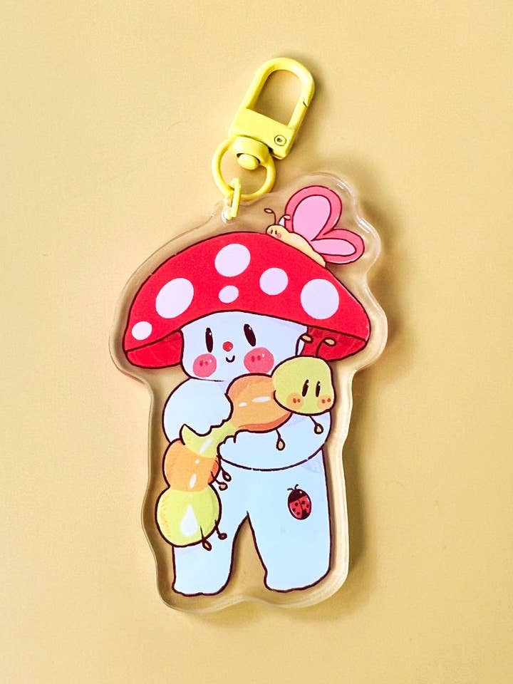 Porte-clés Marshall Caterpillar pour la vente par Mar De Luna Arts Co