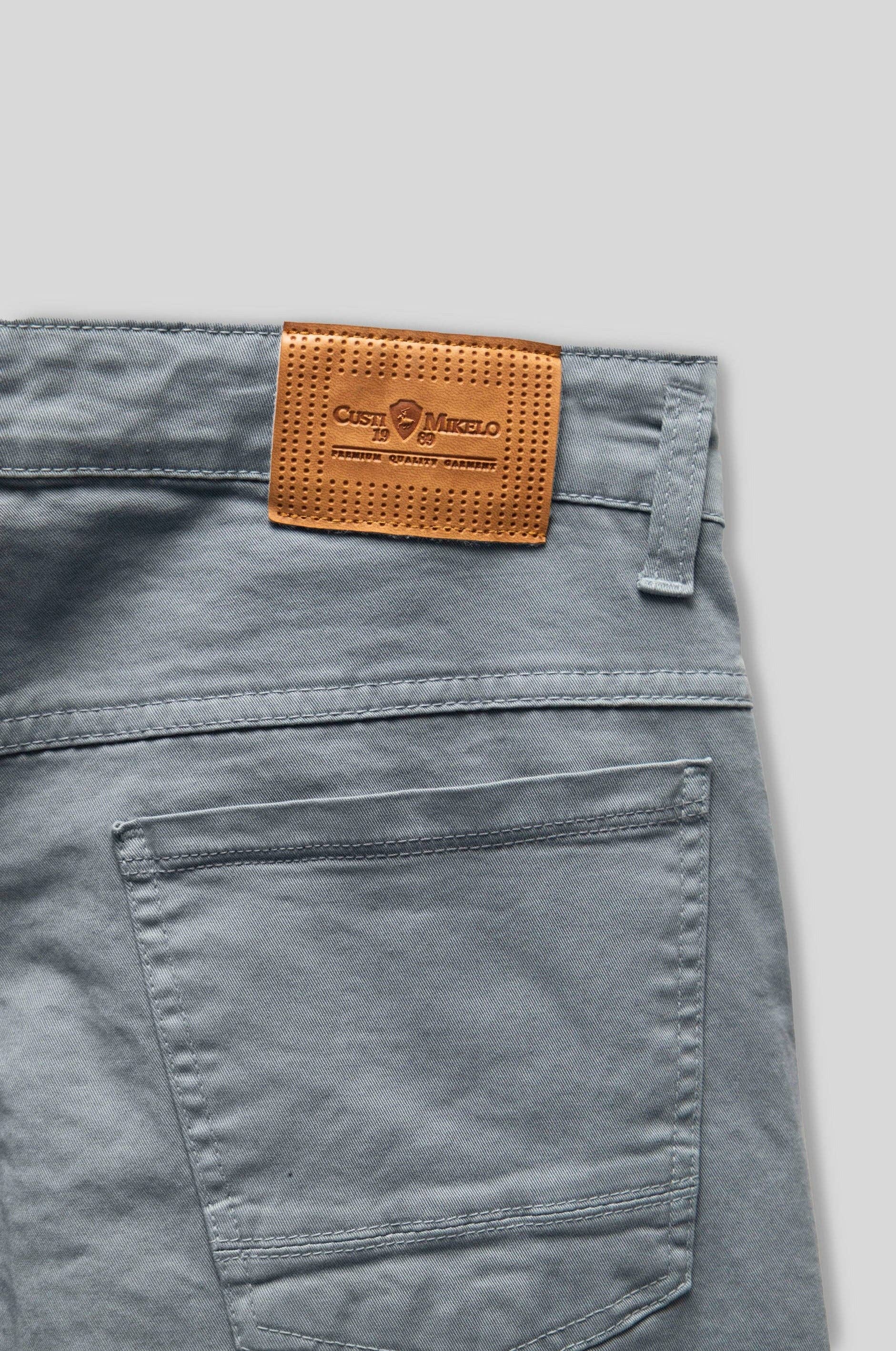 Custi Mikelo: Men's Clothing & Christmas Gifts - Wholesale Pants - Men's - 5-Pocket Grey Trousers2