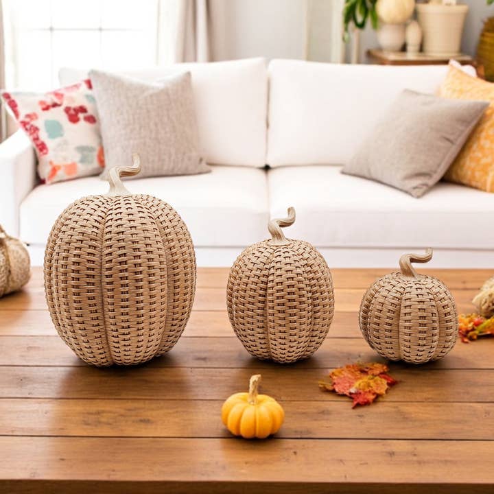 Gia Roma - Wholesale Decorative Tabletop Object - Resin Pumpkins, Cottage Fall Home Decor Luxury Handmade 31