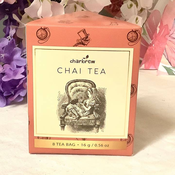 Alice in Wonderland Tea Box. Chai Tea British tea bags for wholesale by All Little Cute Things