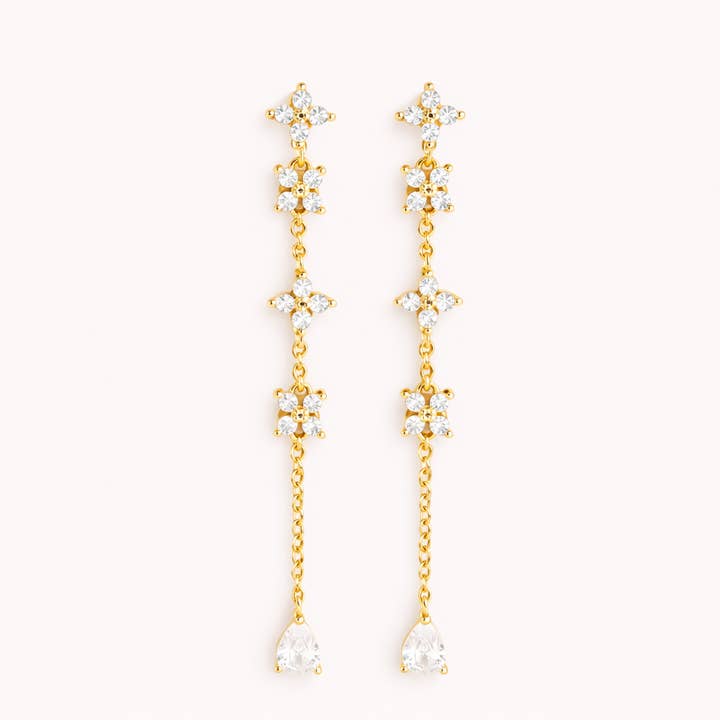 Boucles d'oreilles Clem pour la vente par Folie à Trois