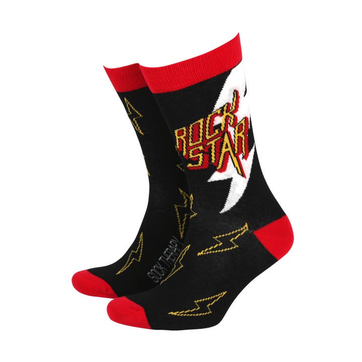 Smiling Faces – wholesale Socks – Men's – Rock Star! - Men's Bamboo Socks0