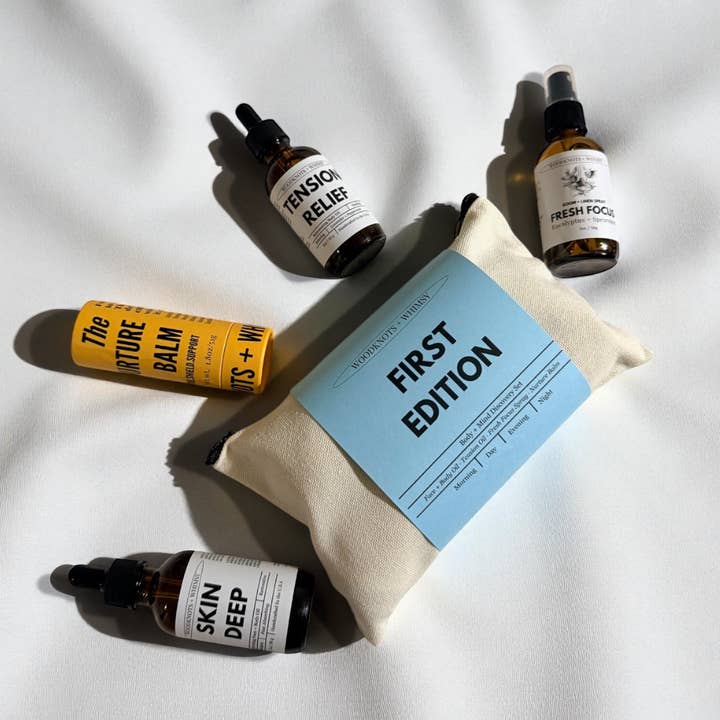 Woodknots + Whimsy - Wholesale Bath & Body Set - First Edition: Gentle Start Kit0