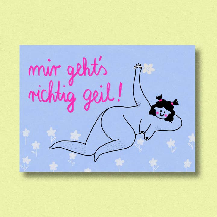 Postal: Me va de puta madre. para venta al por mayor de Jenne Grassmann