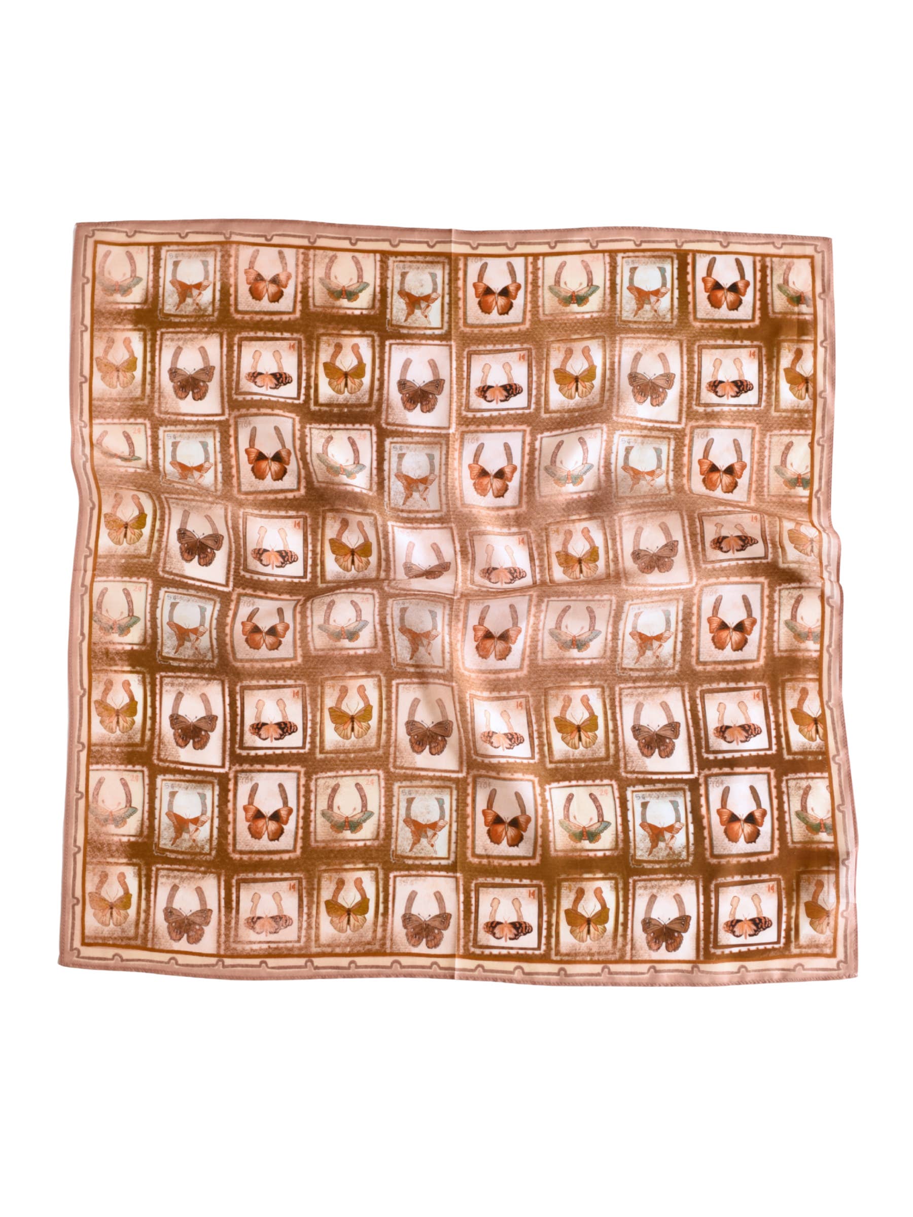 Tirzah Lane Art - Wholesale Scarf - Women's - Postal Field Study Wild Rag Western Silk Scarf