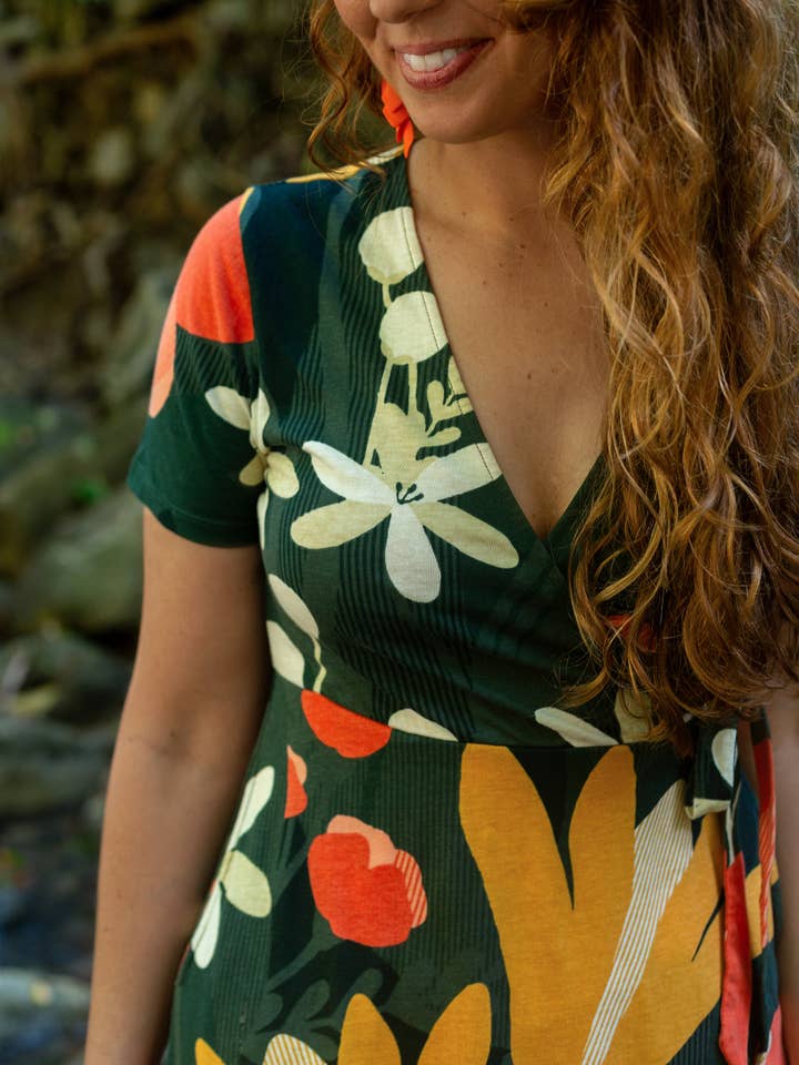 Happy Earth - Wholesale Dress - Women's - Isla Midi Dress | Paradise