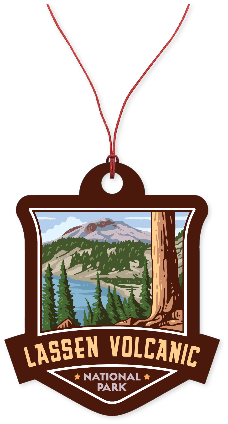 Morris Magnets - Vente Objets de décoration - Ornement - Insigne volcanique de Lassen1