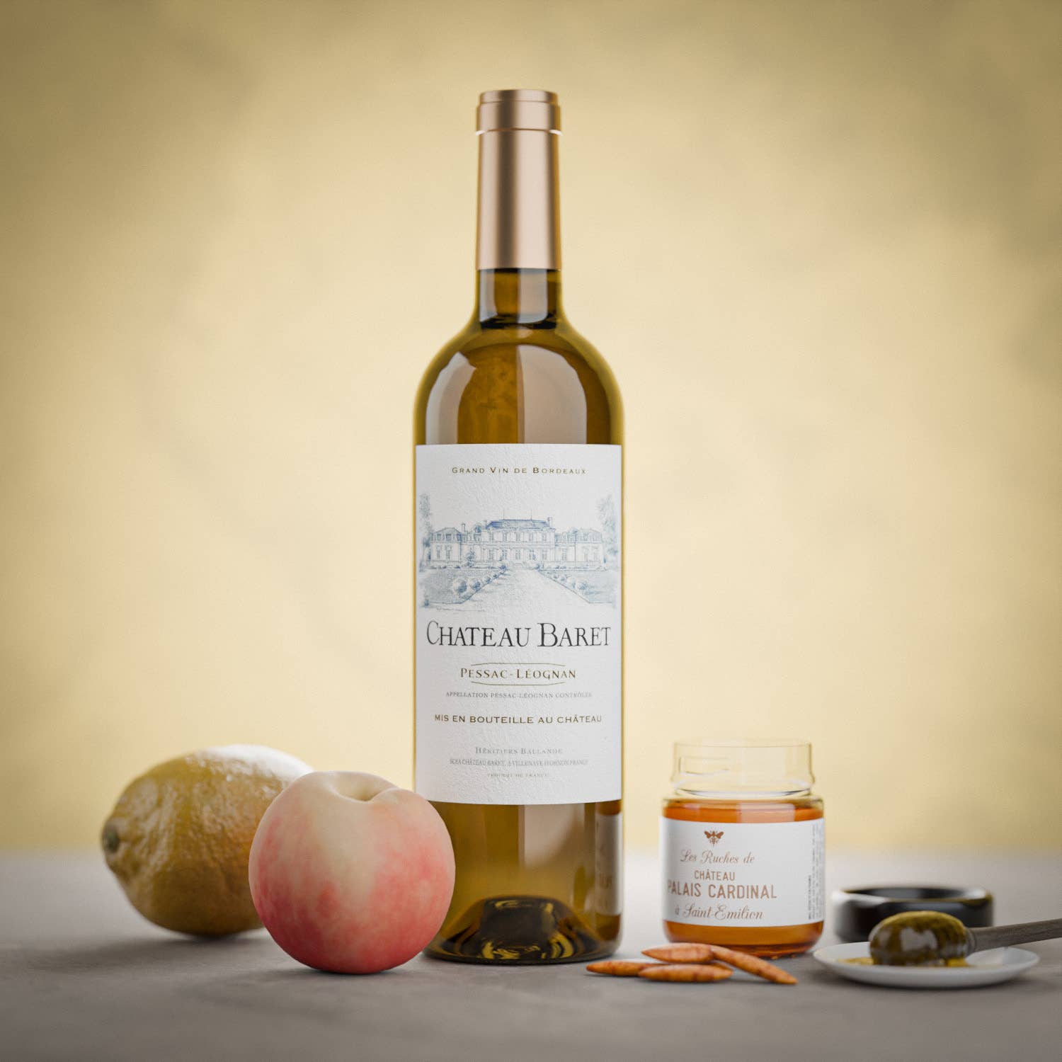 Les Compagnons du Canon - Wholesale White Wine - White wine - Château Baret - Pessac Léognan - 20212