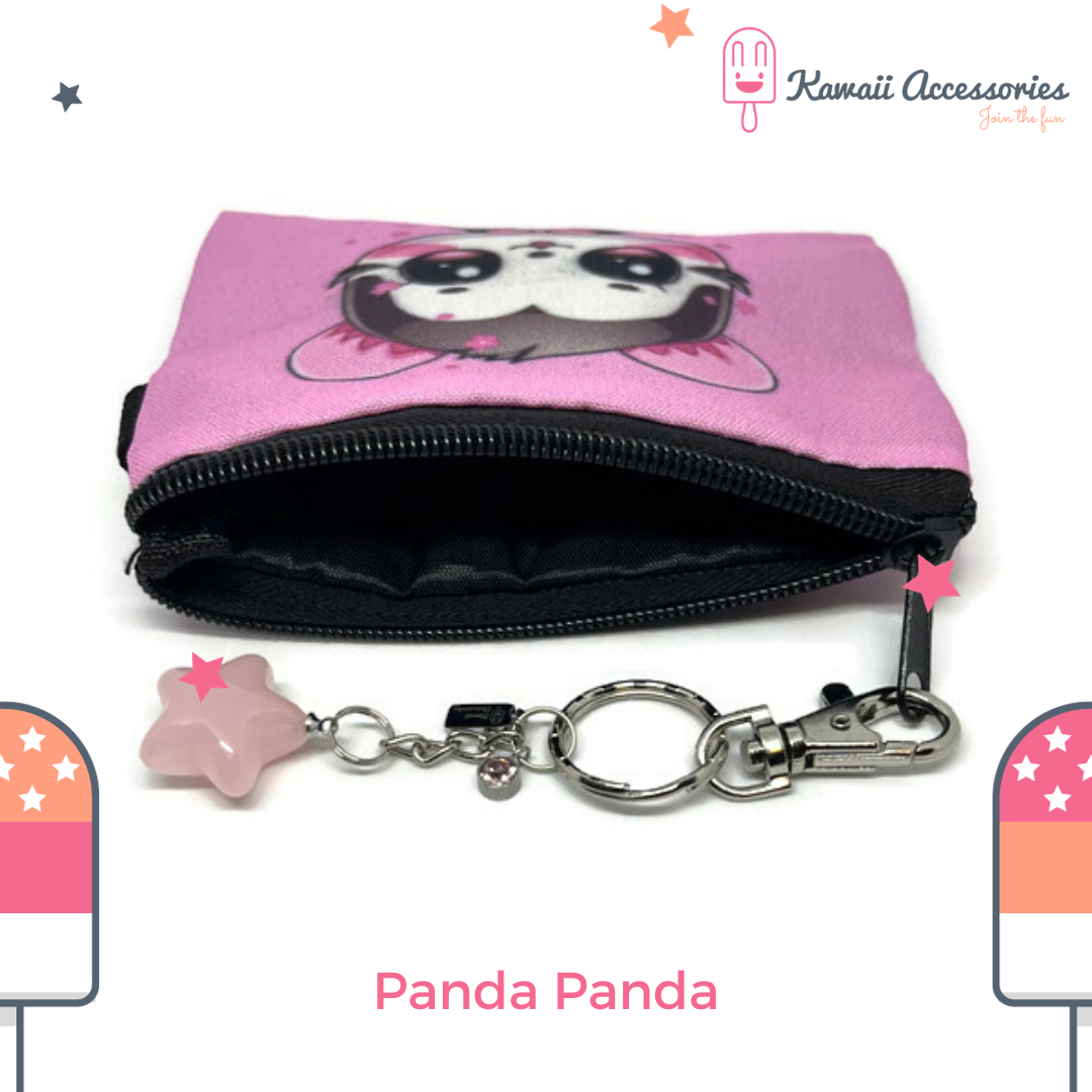 Kawaii Accessories by Kuroji - Wholesale Coin Purse - Women's - Charming Panda - Kawaii wallet2
