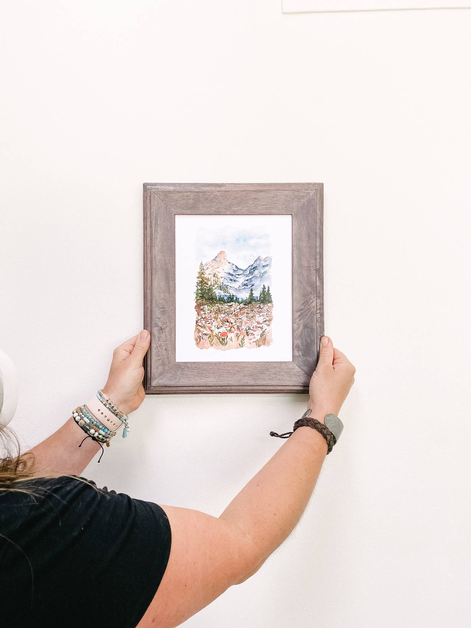 Art and Home co. - Wholesale Art Print - Mountain Landscape Watercolor Fine Art Print2