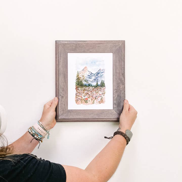 Art and Home co. - Wholesale Art Print - Mountain Landscape Watercolor Fine Art Print2