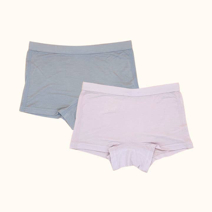 2 Pack Shorties - Blue/Lavender Elsa for wholesale by Just Peachy