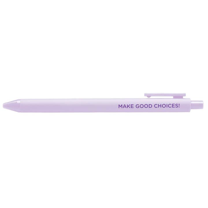 Make Good Choices pen for wholesale by MangoIllustrated