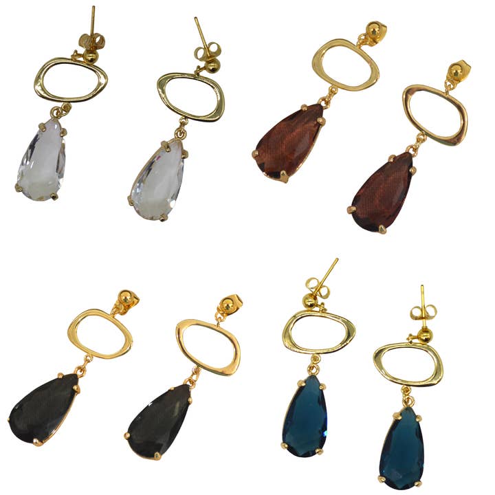 PearlGem Designs - Wholesale Dangle earrings - Khaila Drop Earrings12