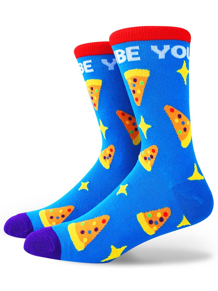 HBTQ+ Be You Socks: Pizza och Stjärnor för wholesale av TrendyLake