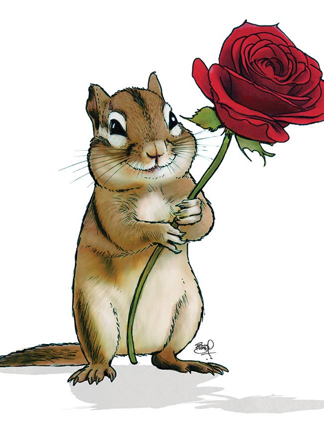 Mejillas Rosadas #338 - vertical para venta al por mayor de Shawn Braley Illustration