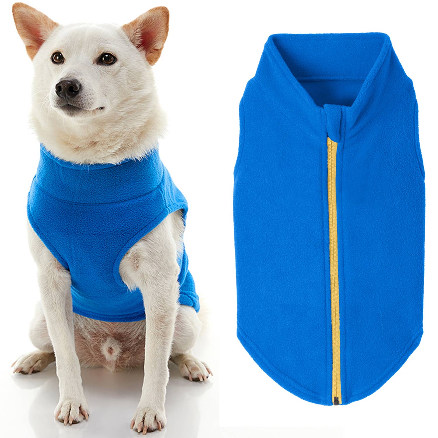 Gooby - Wholesale Pet Vest - Dog - #72116 Zip Up Fleece12