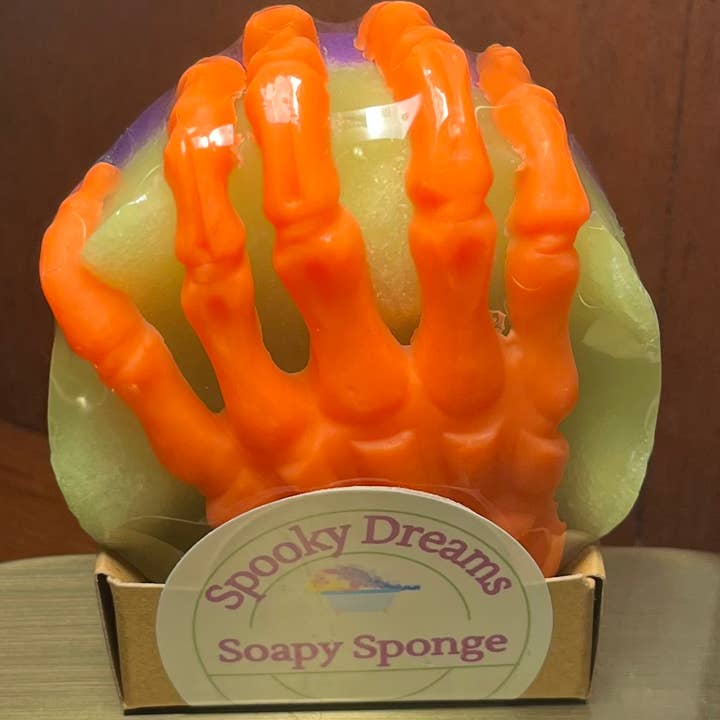 Ideal Soaps - Wholesale Bath Pouf/Sponge - Soapy Sponge Spooky Dreams8
