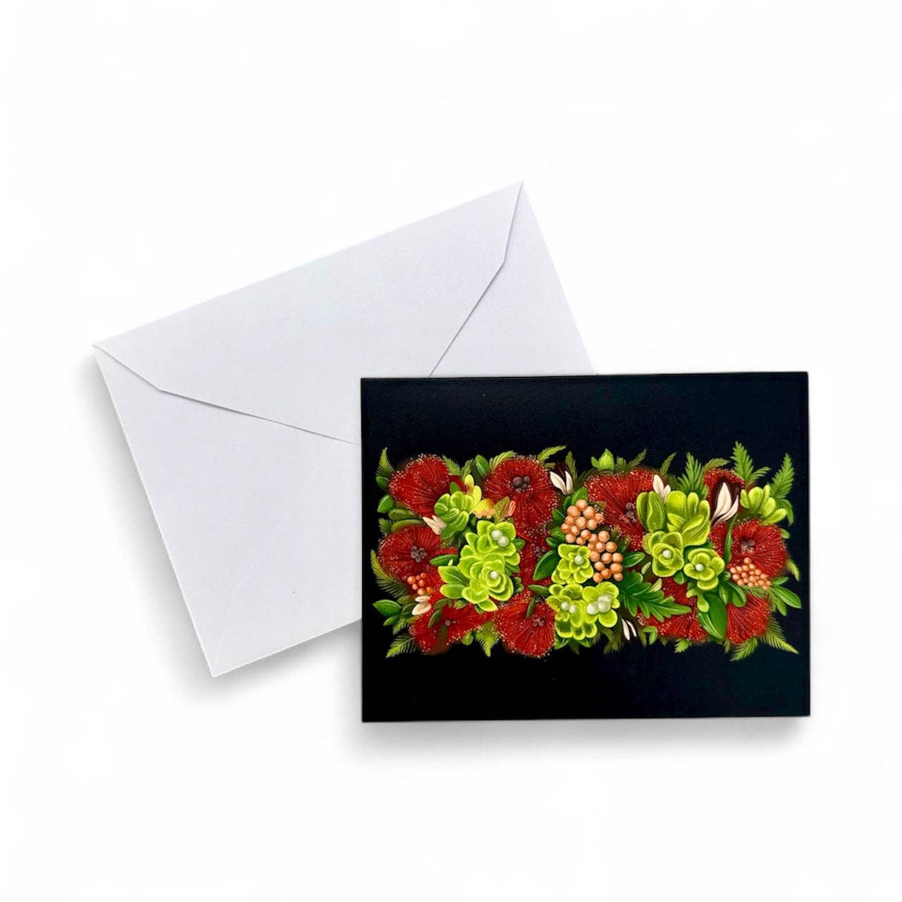 Homegrown - Wholesale Everyday Greeting Card - LEI PO'O LEHUA GREETING CARD0