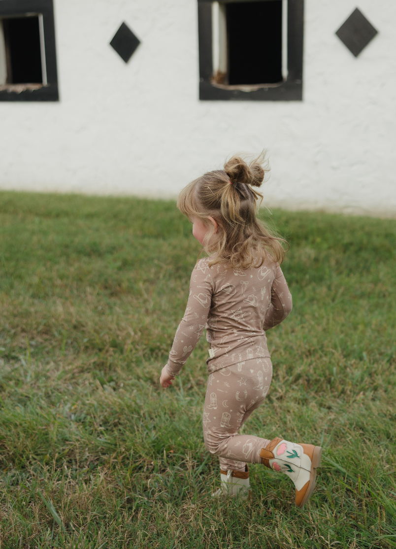 Lil Krew & Co - Wholesale Sleepwear Set - Kids - Rodeo Dreams Two Piece Bamboo Pajamas9