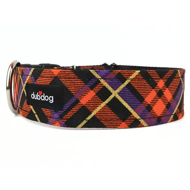 Collier à carreaux d'Halloween pour la vente par Dubdog Designs