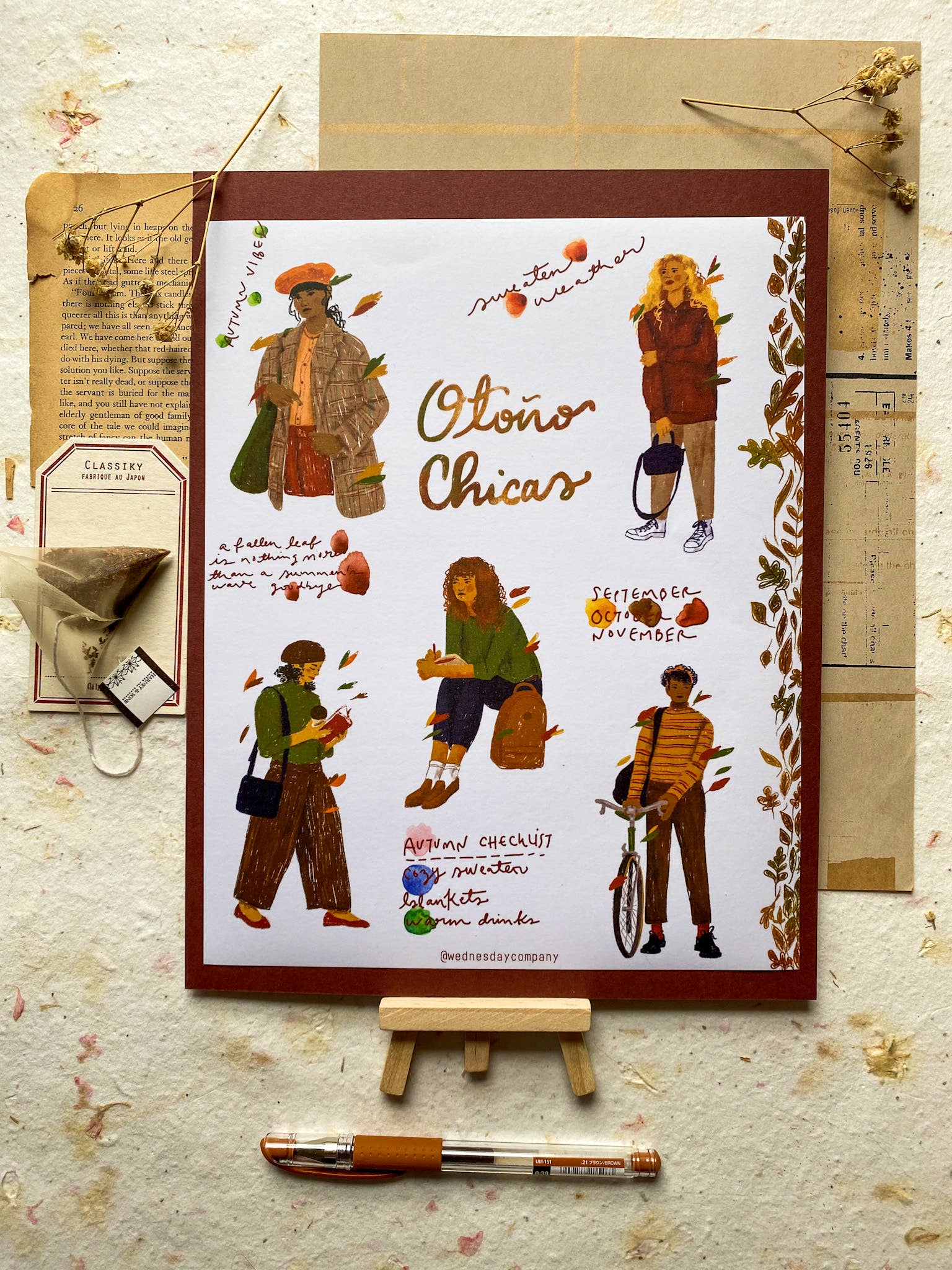 The Wednesday Co - Vendita all'ingrosso Adesivo - Città Chicas: Otoño1