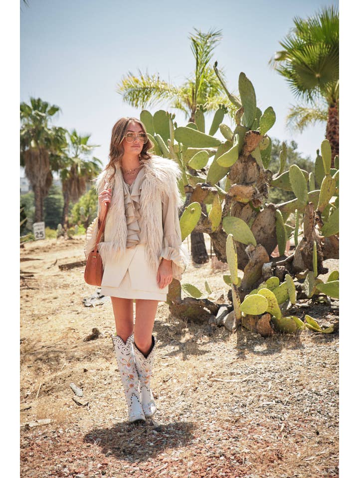 Blue B - Wholesale Blouse - Women's - 37118T - Pleated Ruffle Detail Blouse2