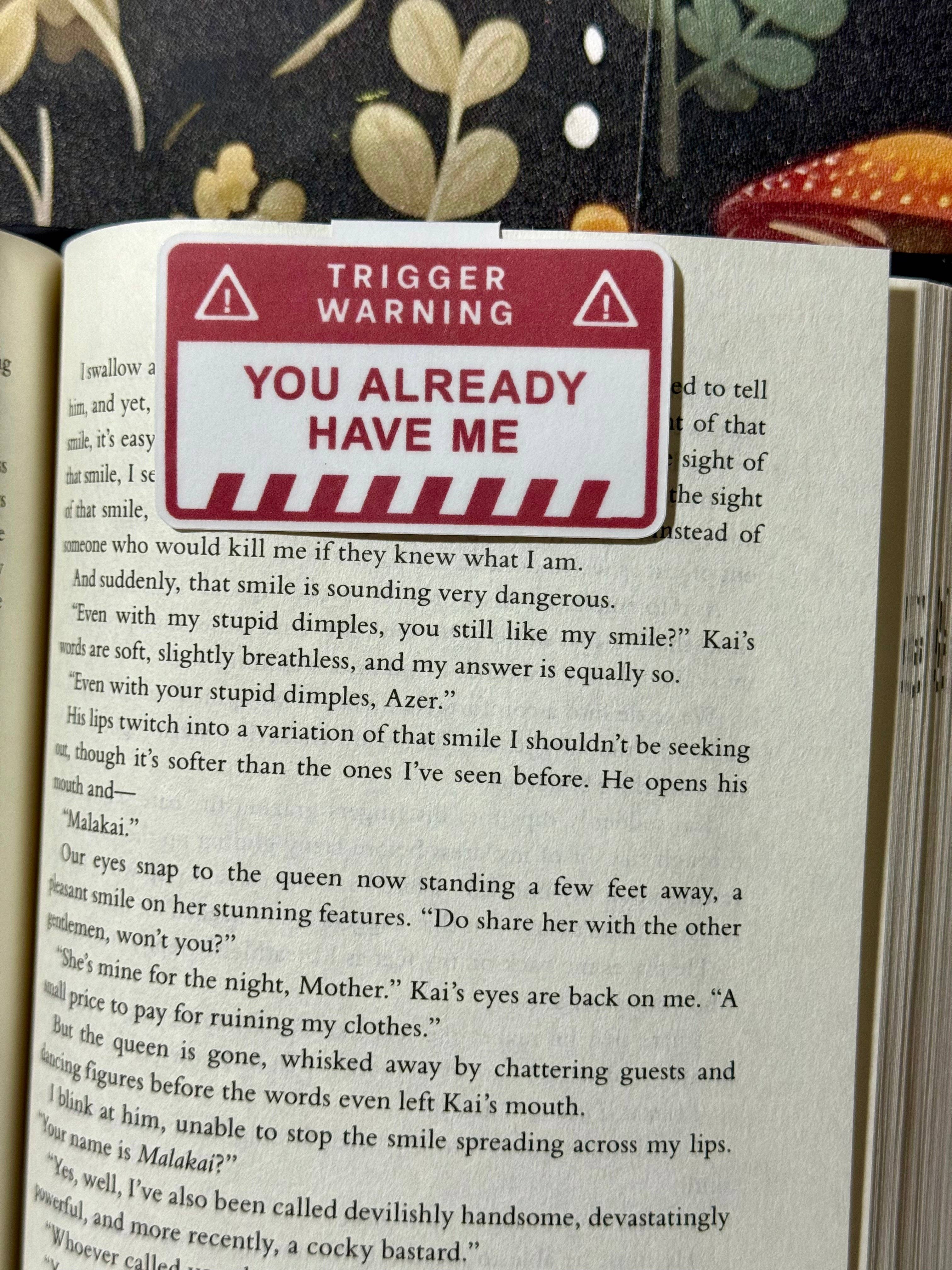 Brinnvill Books - Wholesale Bookmark - Already have me magnetic bookmark