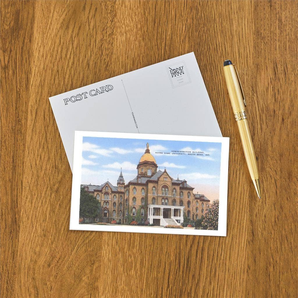 Found Image Press - Wholesale Postcard - Postcard IN-307 Notre Dame Administration Building1