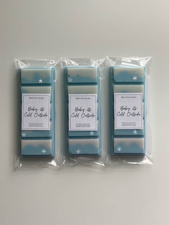 Baby it's Cold Outside Snap Bar Wax Melts - Limited Edition for wholesale by Allure Wax Works
