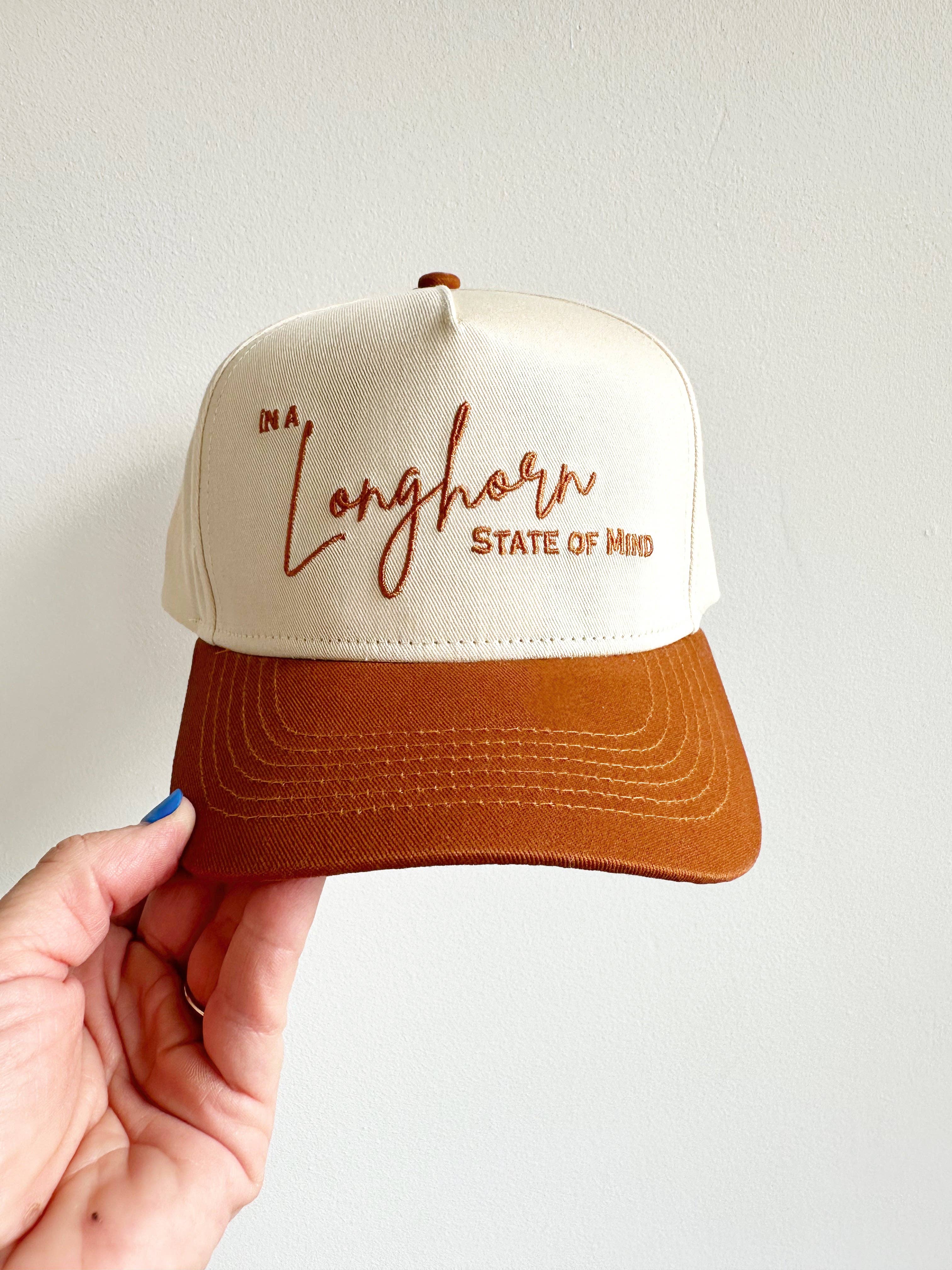 Social Statement - Wholesale Trucker Hat - Unisex - Longhorn State Of Mind Vintage Trucker Hat1