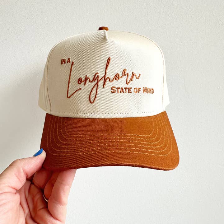 Social Statement - Wholesale Trucker Hat - Unisex - Longhorn State Of Mind Vintage Trucker Hat1