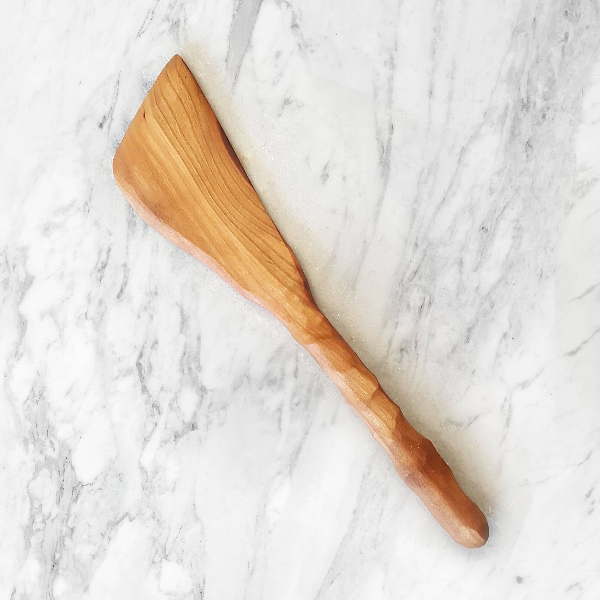 Wild Cherry Spoon co. - Wholesale Spatula/Turner - Spatula, Wooden 13" Cast-Iron/Non-Stick Pan Meat Chopper1