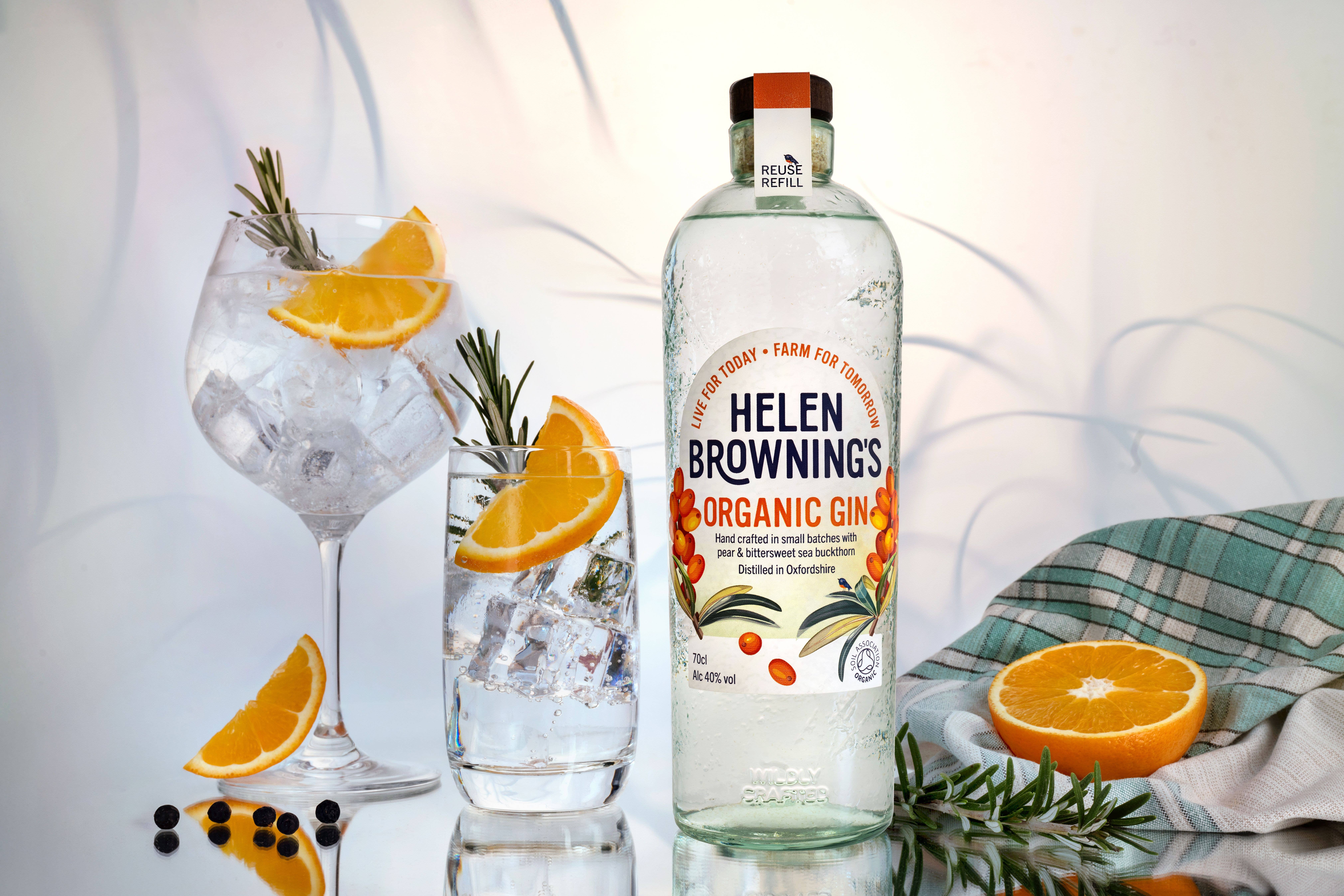 Helen Browning's Organic – wholesale Gin – Helen Browning's Organic Pear & Sea Buckthorn Gin 2