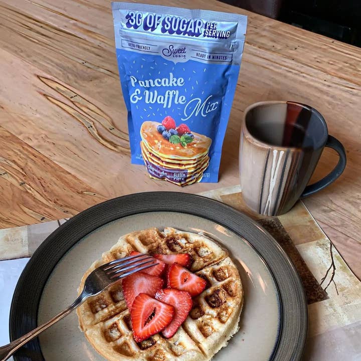 Sweet Logic - Wholesale Pancake Mix - Pancake & Waffle Quick Mix - keto, Low-Carb, Gluten-Free2
