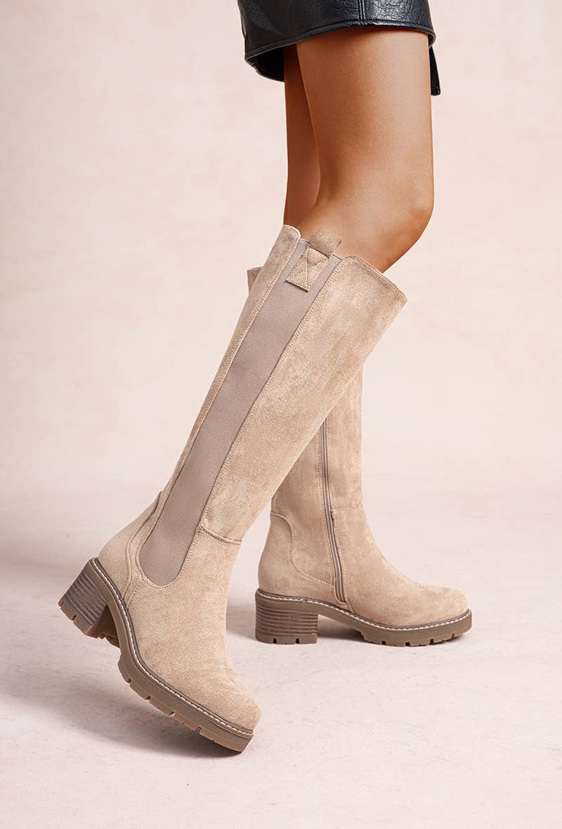 LADY GLORY – Großhandel Stiefel – Damen – Damen Stiefel Hoch – Schick Texturiert & Schlanke Silhouette14