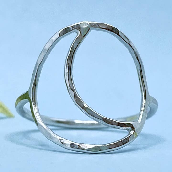 Hollow Moon Ring for wholesale by Blue and Blue