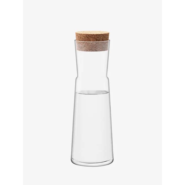 LSA International – wholesale Carafe – Gio Carafe & Cork Stopper 1.35L Clear