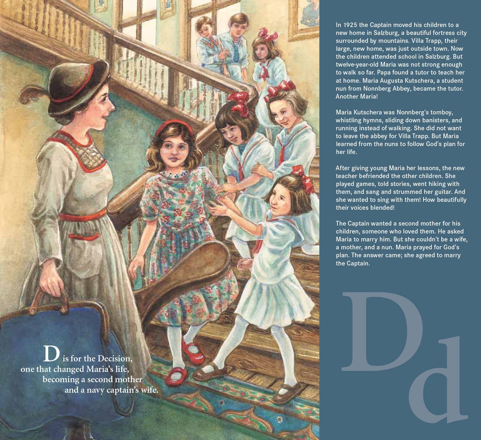 Sleeping Bear Press - Vente Livre pour jeunes lecteurs (de 6 à 8 ans) - V comme von Trapp : Un abécédaire musical de la famille en images2