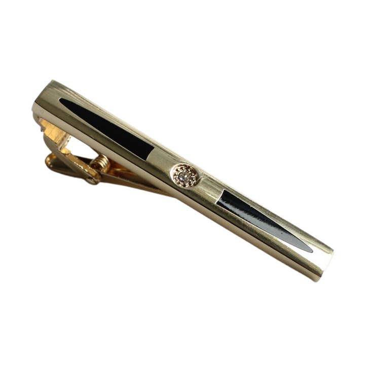 Robin dasspeld in goud en zwart voor wholesale door Tie Mood