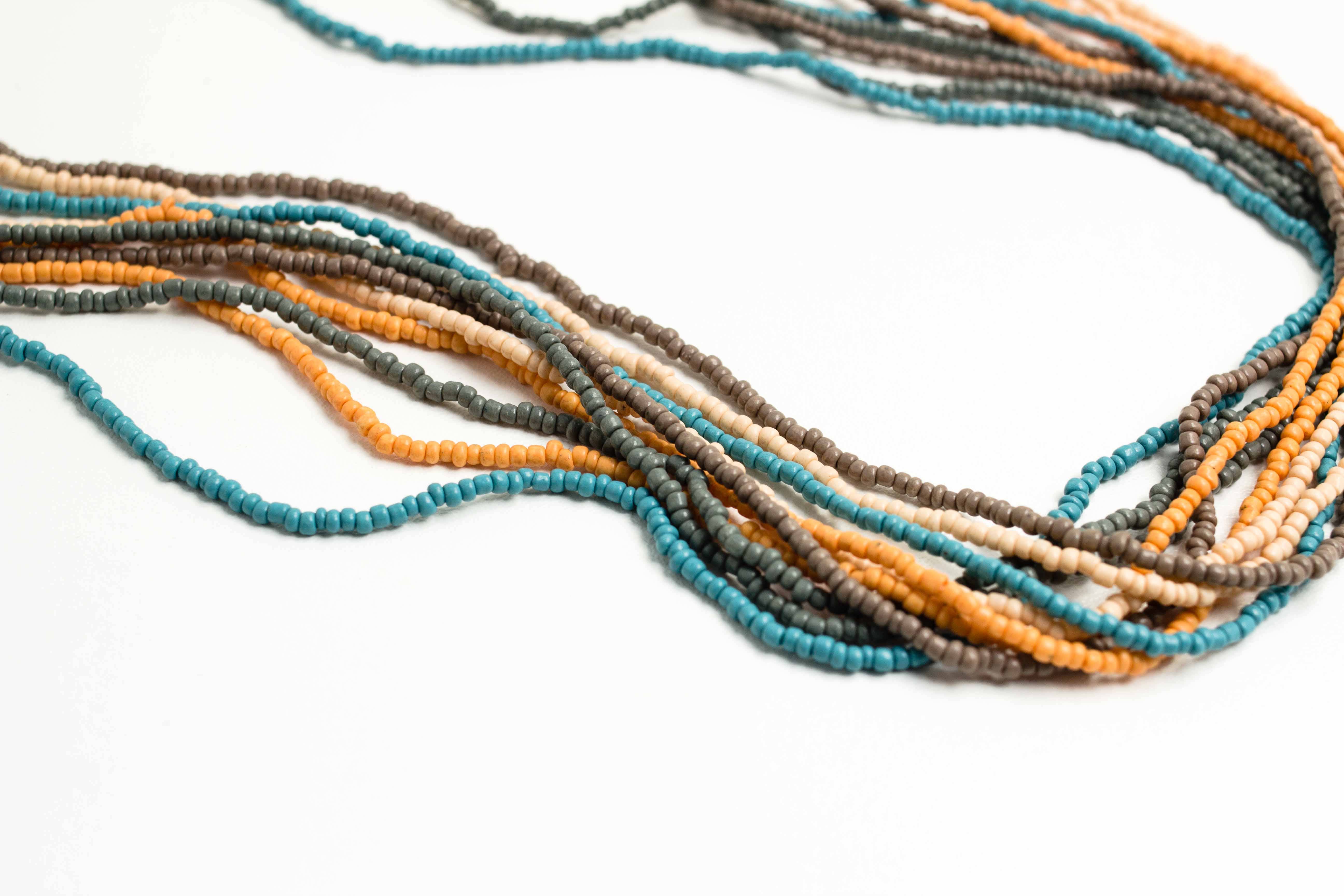 Accessoires by KHB - Vente Collier de perles - Collier long bohème ethnique3