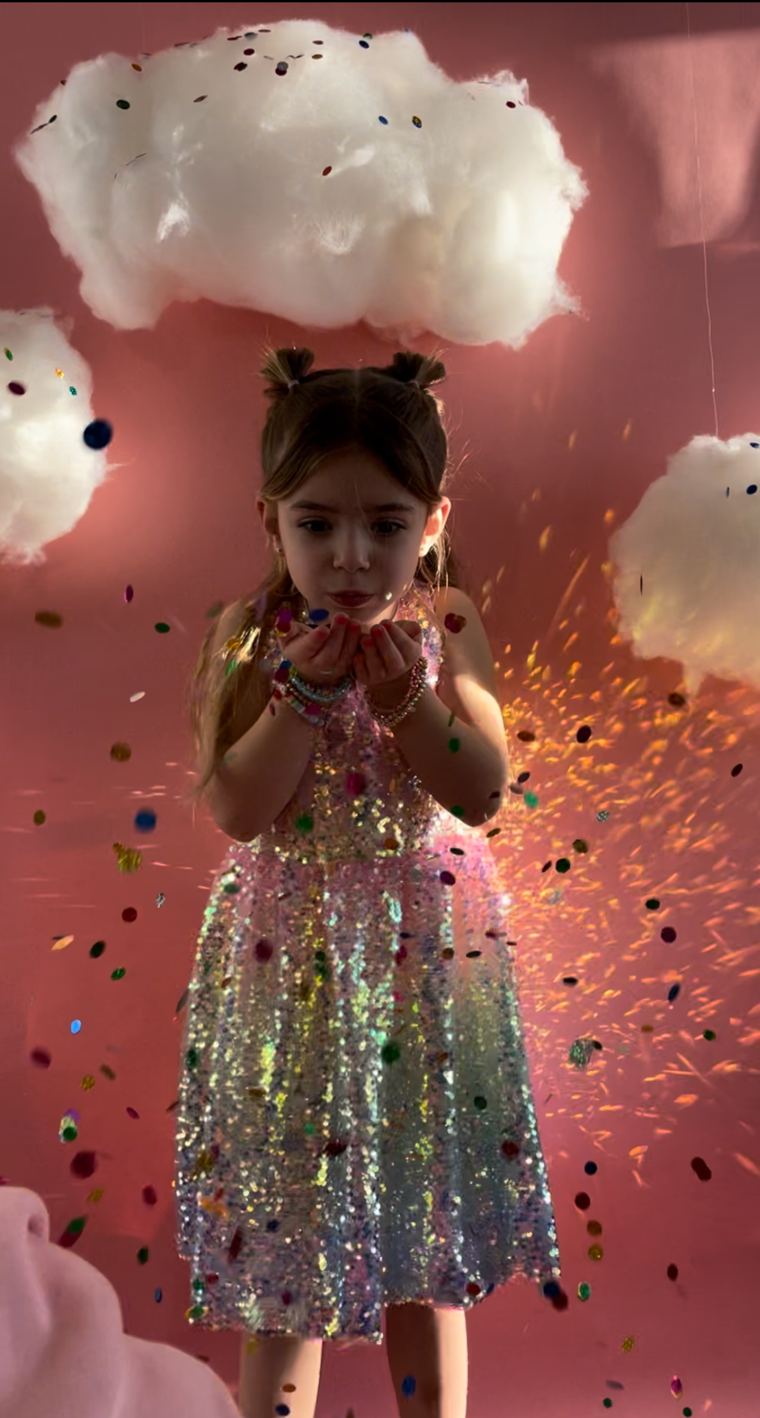 Ellie and Mila - Vente Robe – enfant - Robe pailletée dégradée6