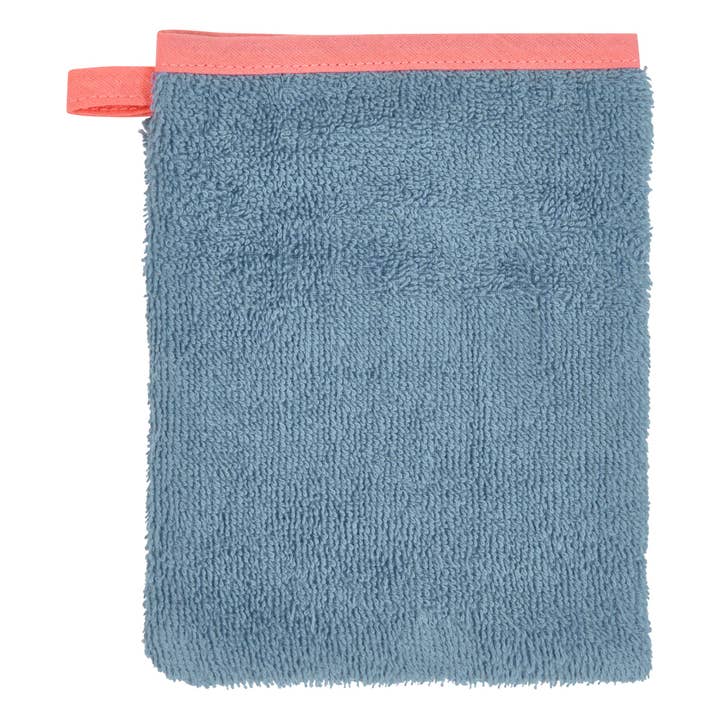 blue Palm Terry Cloth Wash Glove for wholesale on Faire1