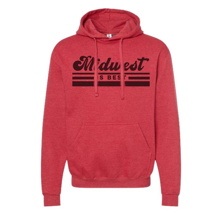 dkhandmade - Wholesale Graphic Sweatshirt - Unisex - MIDWEST IS BEST Sweatshirts and Hoodies 6