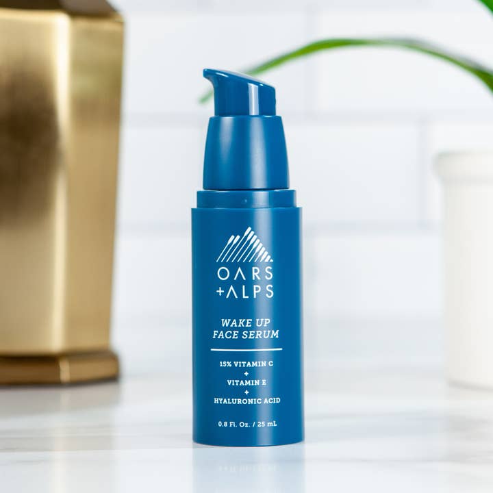 Oars + Alps - Wholesale Facial Serum/Concentrate - Men's - Wake Up Men's Face Serum, Made w/ Vitamin C, Hyaluronic Acid