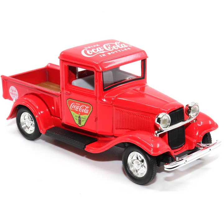 Motor City Classics, Inc. - Wholesale Decorative Tabletop Object - 1:43 Scale Coca-Cola 1934 Ford Pickup Diecast Model3