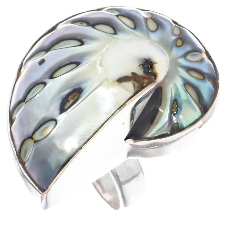 Orecchini a perno in argento 925 con grande perla coltivata mabe ovale blu oceano, 3/4". per la vendita all'ingrosso da parte di FifiRose